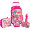 Lol Surprise 5-In-1 School Trolley Set With Lunch Bag, Pencil Case, Water Bottle & Lunch Box – Multicolor