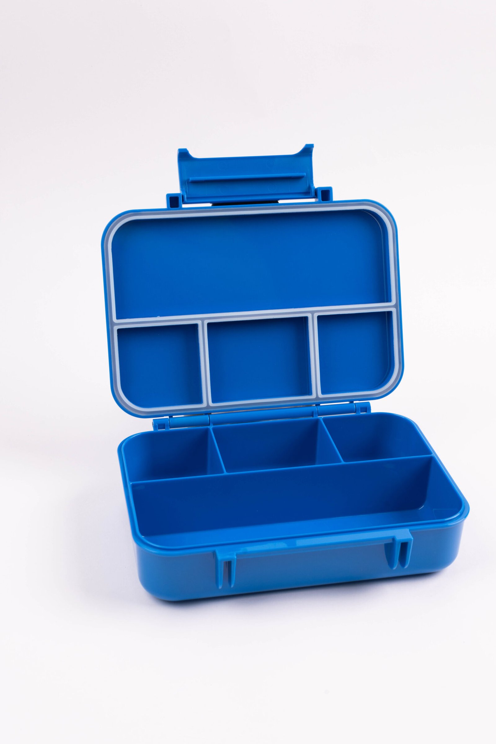Cocobee Tritan Bento Lunch Box – 4 Compartments, Leakproof & Bpa-Free, Blue
