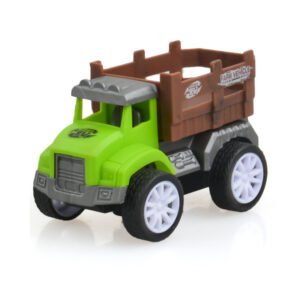 Kikibebe Friction Truck Set – 3 Pull-Back Farmer Vehicles – Green