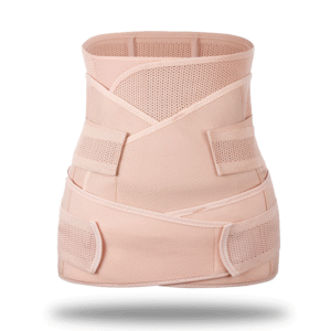 Kikibebe Tummy Tuck Belt – Reinforced Breathable Girdle For Women-Beige