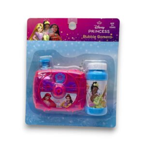 Disney Princess Bubble Machine with Bubble Solution – Outdoor Toy for Kids- Multicolor