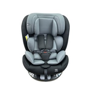 Kikibebe Children’S Car Seat – Suitable For Ages 0-12 Years – Black & Grey