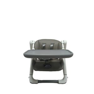 Kikibebe Baby Booster Chair With Three-Position Height Adjustment – Grey