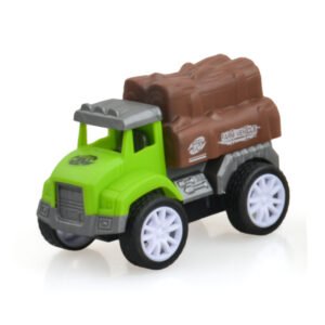 Kikibebe Friction Truck Set – 3 Pull-Back Farmer Vehicles – Green