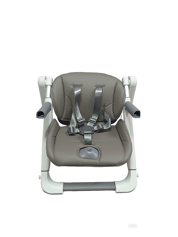 Kikibebe Baby Booster Chair With Three-Position Height Adjustment – Grey 1 kikibebe-baby-booster-chair-with-three-position-height-adjustment-grey
