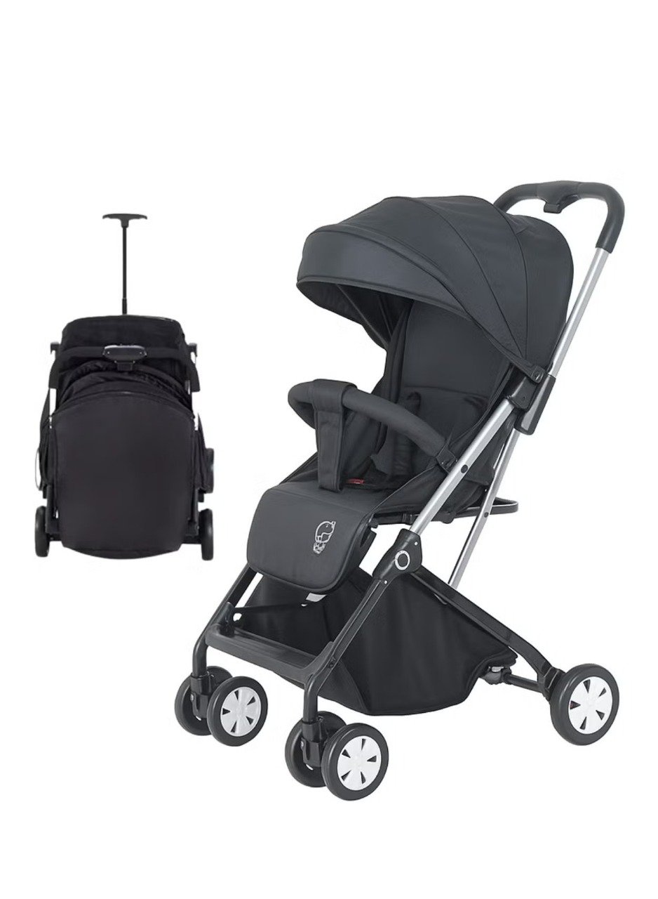 kikibebe lightweight travel stroller baby toddler pushchair with trolley handle waterproof black kikibebe lightweight travel stroller baby toddler pushchair with trolley handle waterproof black