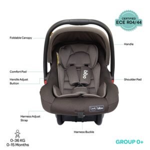 MOON Kido Baby Booster Car Seat -  Brown