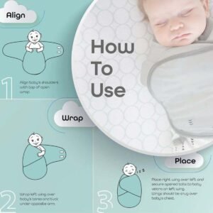 MOON Organic Swaddler -Grey