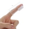 MOON Fingertip Baby Silicone toothbrush with soft Bristles for Infants-white