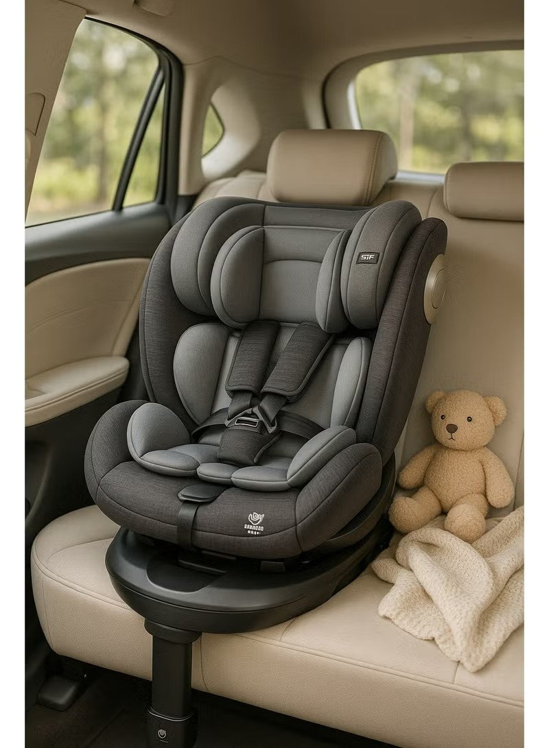 kikibebe_childrens_car_seat_suitable_for_ages_0_12_years_black_grey
