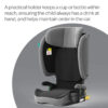 مقعد سيارة قابل للطي MOON Folda Go ECE R129 i-Size مع نظام ISOFIX - رمادي