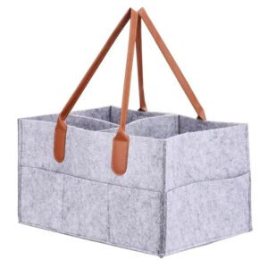 STAR BABiES - Caddy Diaper Bag Organizer with Disposable Towel 3pcs - Grey
