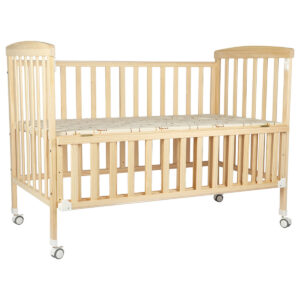 MOON Wooden Portable crib(129X69X96 cm) -Natural wood
