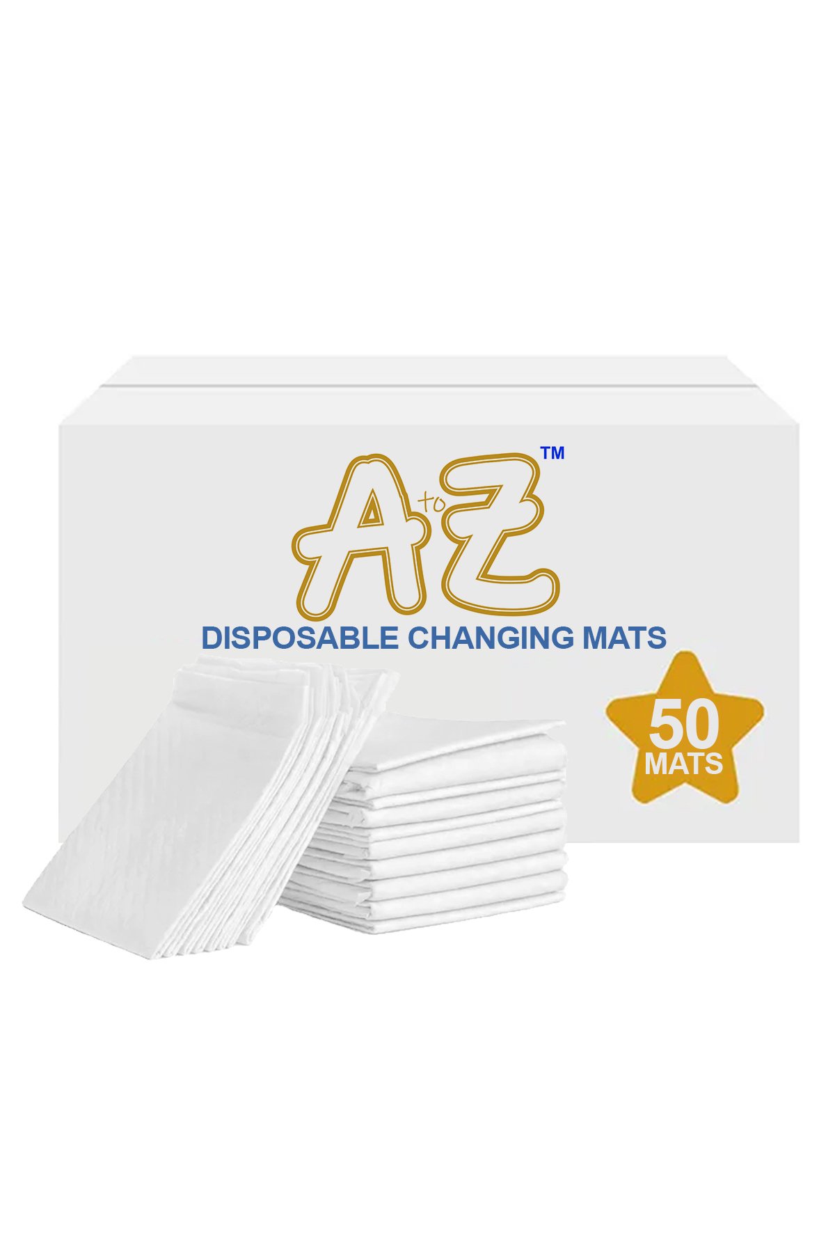 Disposable Changing mat Large (45 x 60cm) Pack of 50 - White 1 Disposable Changing mat Large (45 x 60cm) Pack of 50 - White