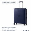 ELITE- Premium Hard-Shell Luggage 20 inch – Lightweight Spinner Suitcase – Dark Blue