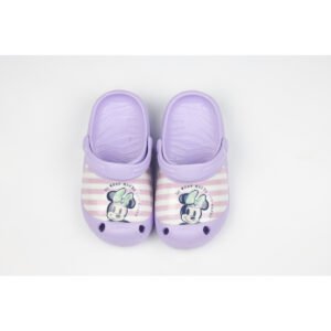 Minnie Mouse Kids Clogs – Lightweight & Comfortable Slip-On Sandals – Purple