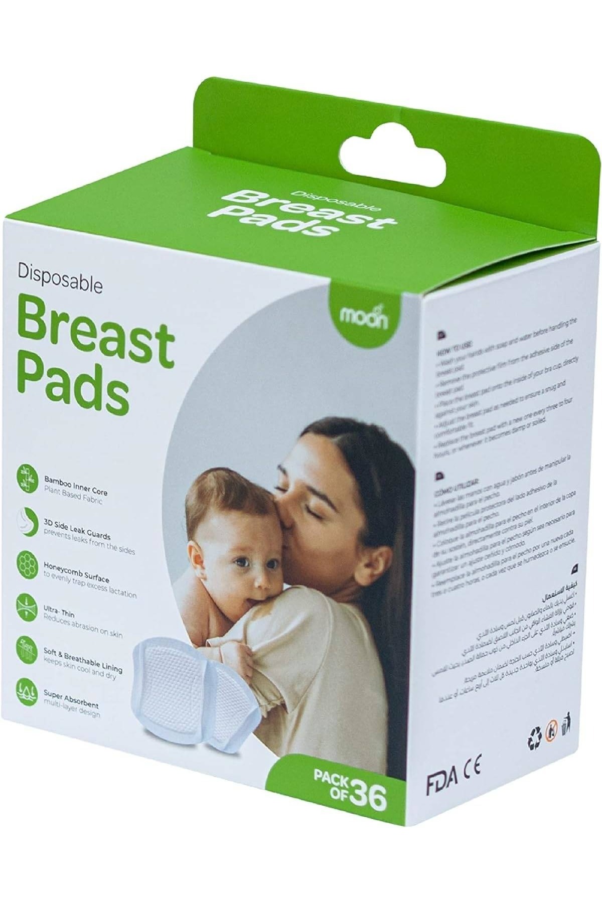 MOON Disposible BREAST PADS 1 MOON Disposible BREAST PADS