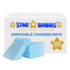 STAR BABiES - Disposable Changing Mats - Blue - 300 Pcs