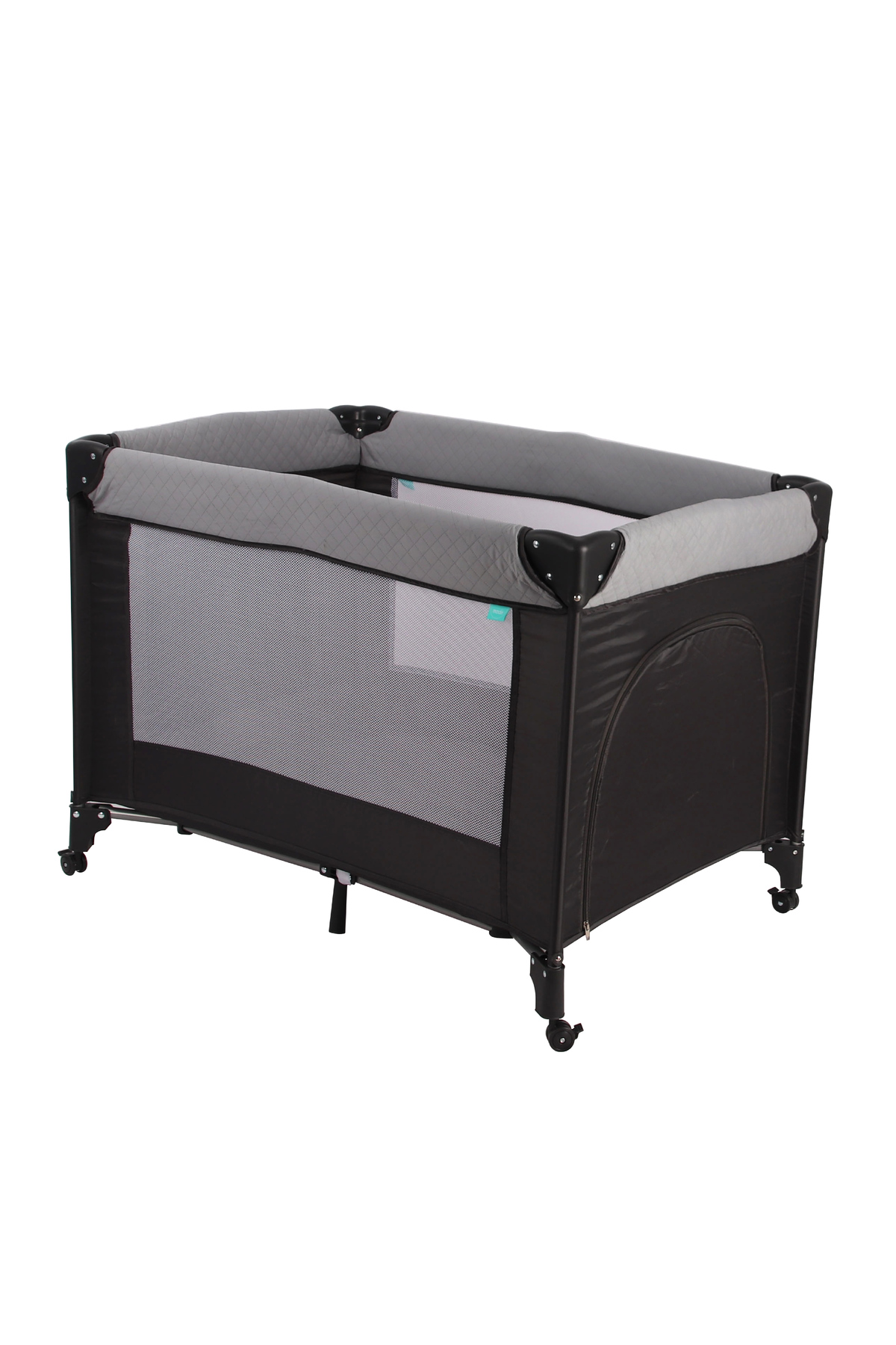 MOON Kidora Easy-Fold Playpen with Wheels, Storage & Edge Protection-Black 1 MOON Kidora Easy-Fold Playpen with Wheels, Storage & Edge Protection-Black