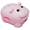 MOON Baby potty Hippo with PU Cushion  - Pink
