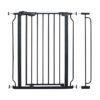 MOON Secura Baby Safety gate 76-80cm-Auto lock barrier with 10cm extension– Black