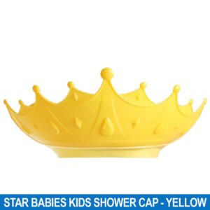 STAR BABiES - Adjustable Crown Kids Shower Cap - Yellow
