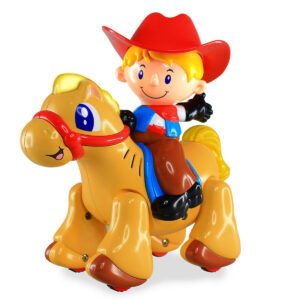 Little Learners Clatter Cowboy - Interactive Walking Cowboy Toy
