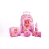 Nana 18" Trolley Bag Set With Lunch Bag, Pencil Case, Water Bottle & Lunch Box - Multicolor
