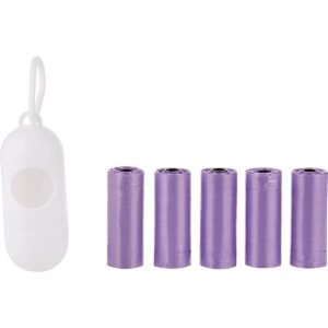 STAR BABiES Pack Of 5 Scented Bag Lavender, White Dispenser, Pack Of 1