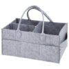 SunBaby Diaper Caddy Organizer Bag - Grey