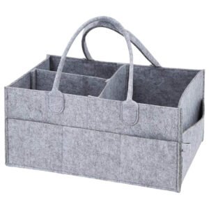 SunBaby Diaper Caddy Organizer Bag - Grey