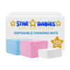STAR BABiES Disposable Changing Mat - Pack of 100