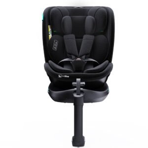 MOON Gyro Pro+ i-Size 360° Rotating Car Seat w/ leg Support and ISOFIX for 40-150cm (Group 0+-1-2-3) 0m to 12Yr- ECE R129/E4 – Black