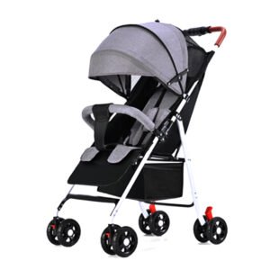 STAR BABiES - Lightweight Foldable Travel Stroller W/ Storage Basket & Detachable Bumper