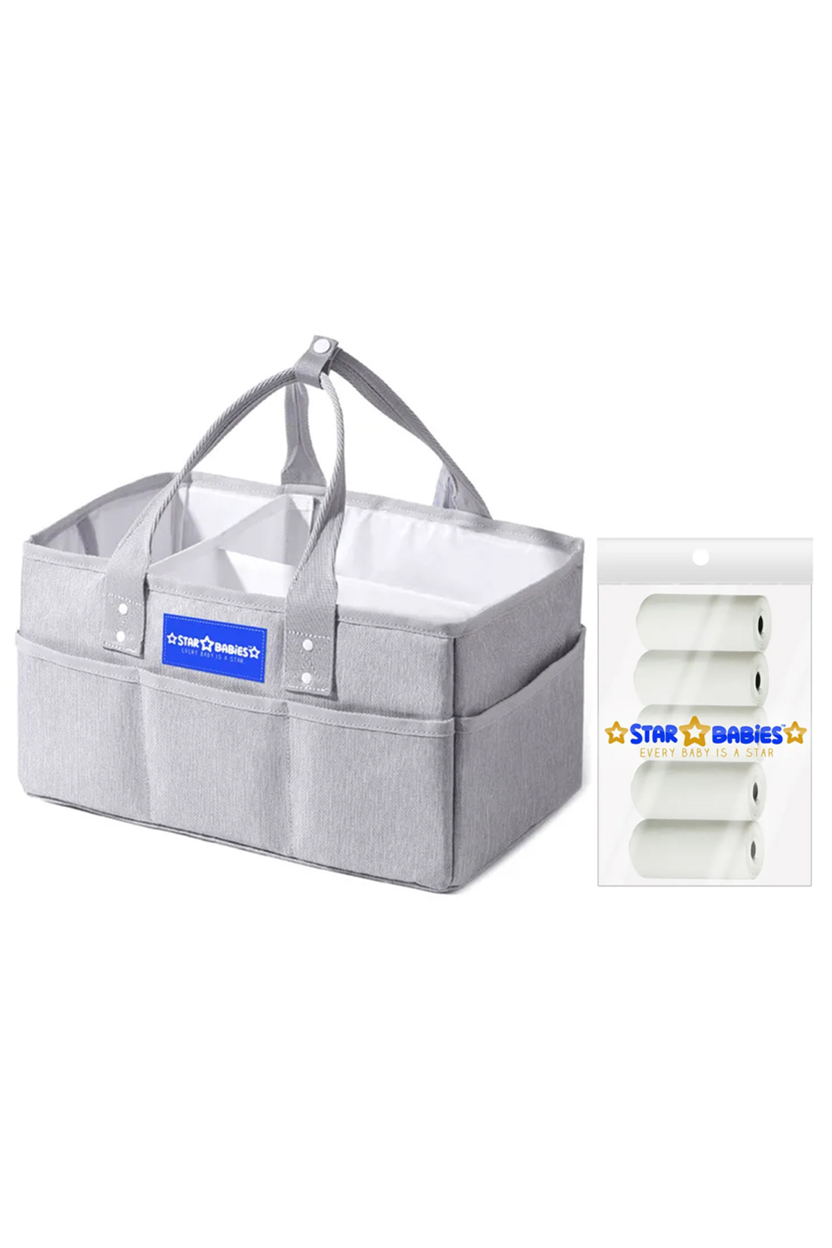 STAR BABiES - Caddy Diaper Bag Organizer With Scented Bag - 5pcs 1 STAR BABiES - Caddy Diaper Bag Organizer With Scented Bag - 5pcs