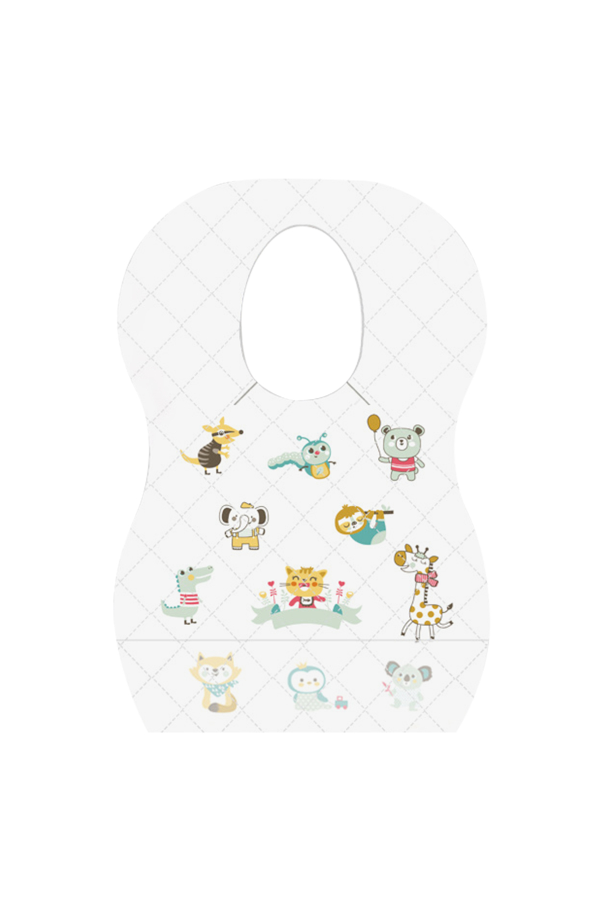 STAR BABiES - Disposable Bibs - Animal Print - Pack of 8 1 STAR BABiES - Disposable Bibs - Animal Print - Pack of 8