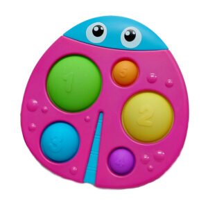 Little Learners Ladybug Popper - Sensory Exploration Baby Toy