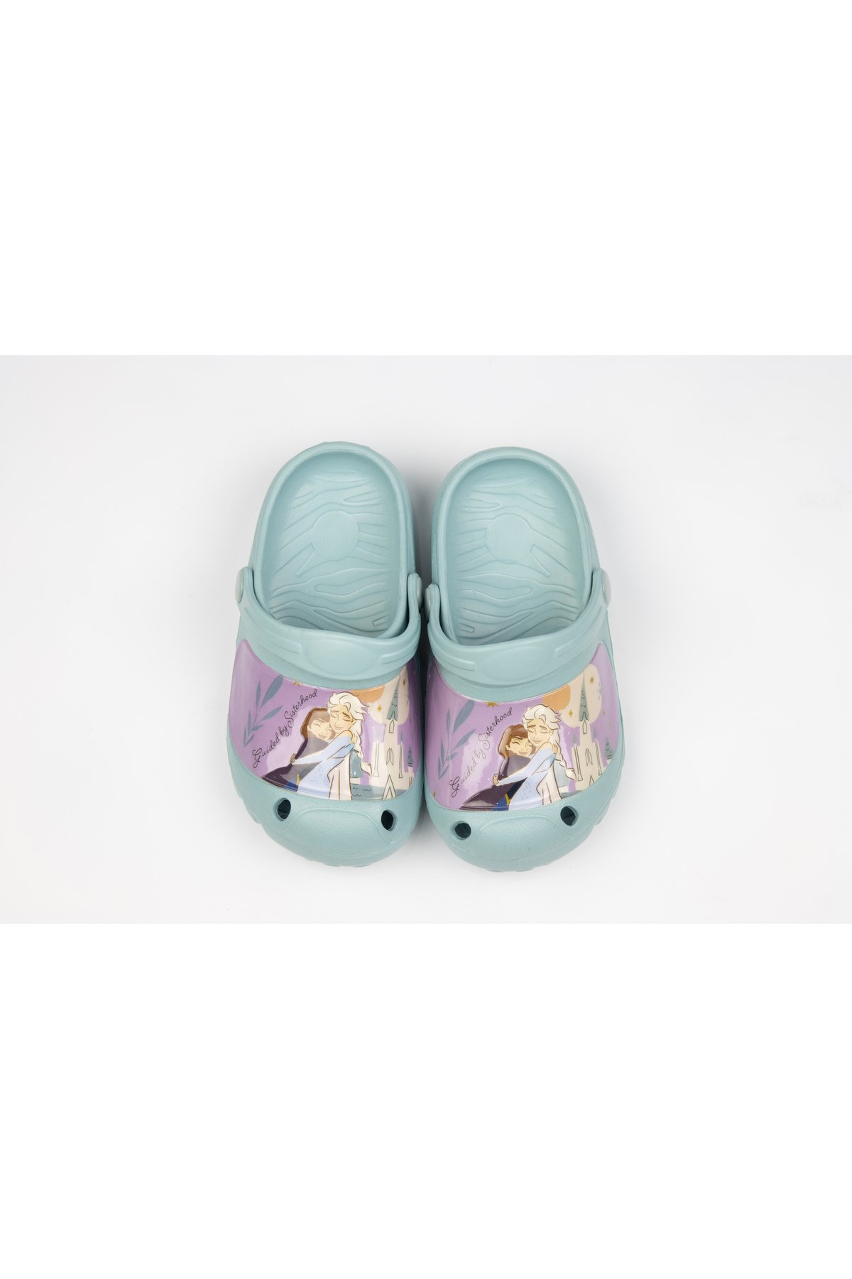 Frozen Kids Clogs With Elsa Print Comfortable & Lightweight Slip-Ons– Girls – Light Sky Blue 1 Frozen Kids Clogs With Elsa Print Comfortable & Lightweight Slip-Ons– Girls – Light Sky Blue