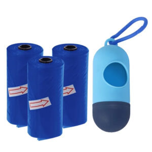 STAR BABiES - Scented Bag With Dispenser Pack of 3/45 Bags - Navy Blue