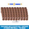STAR BABiES - Scented Nappy Bag 750pcs with Dispenser - Brown