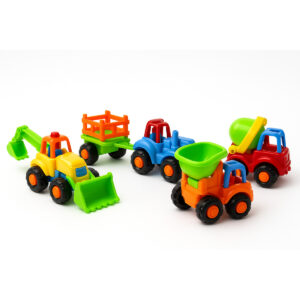 URBAN TOTS Vola Construction Vehicle Toys – Push-And-Go Action – Assorted
