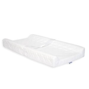 MOON 4 Sided Waterproof Diaper Changing Pad, 80Cm With Easy To Clean Cover Safety Strap, Fits All Standard Changing Tables/Dresser Tops