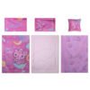 Hello Kitty 5-In-1 Bnb Comforter Set, Brushed Microfiber With Polyester Shell – Pink