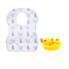 STAR BABiES - Combo Pack Of 2- Disposable Bibs Elephant Print (20 Pcs) With Rubber Duck