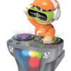 URBAN TOTS Dj Man Interactive Dj Robot With Dynamic Music & Led Lights-Orange , Red