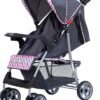 MOON Trek - One Fold Stroller - Pink Stripes