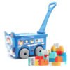 MOON Little Wagon Blocks Toys for Kids-30PCS (POLICE CAR)