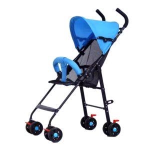 STAR BABiES - Light Weight Foldable Baby Stroller - Blue