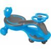 URBAN TOTS Premium Rider Swing Ride-On & Car For Kids With Safety Backrest And Push Handle-Green& Blue