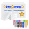 STAR BABiES - Disposable Changing Mat 50pcs With Scented Bag 11pcs - White